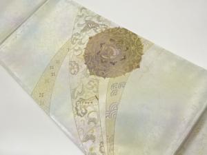 金彩相良刺繍鳳凰に華文・花唐草・蝶・古典柄模様袋帯